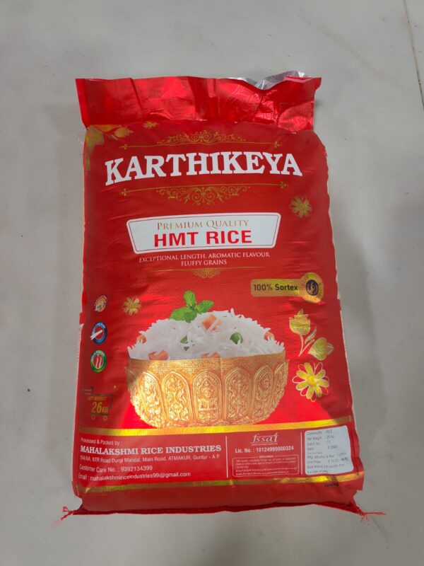KARTHIKEYA HMT STEAM RICE FINE 26KG